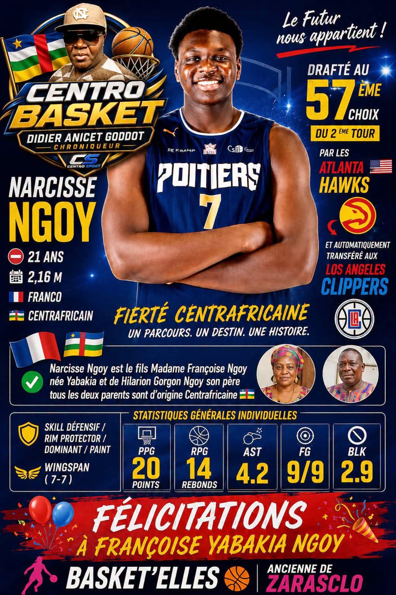 Narcisse Ngoy, aux portes de la NBA